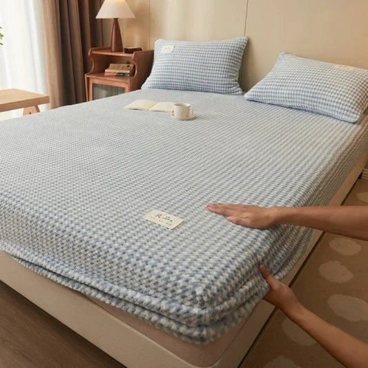 drap housse corail polaire agreable