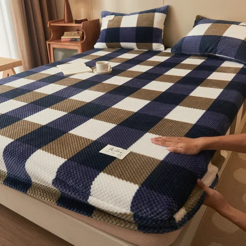 drap housse polaire corail douiliet