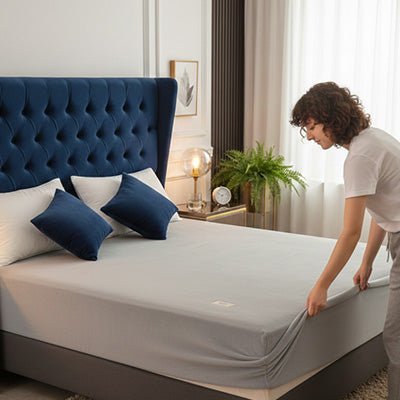 Hausse de matelas en velours / antidérapante - Splendide Maison