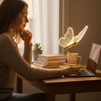 lampe de table design / papillon - Splendide Maison