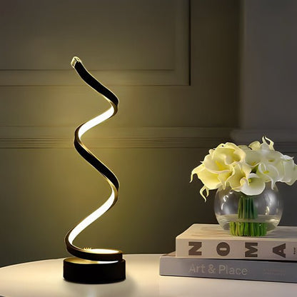 Lampe de table spirale| Tactile 3 couleurs - Splendide Maison