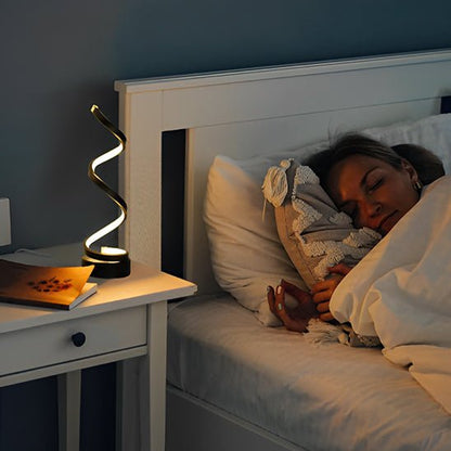 Lampe de table spirale| Tactile 3 couleurs - Splendide Maison