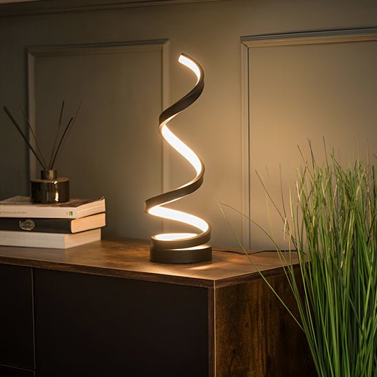Lampe de table spirale| Tactile 3 couleurs - Splendide Maison