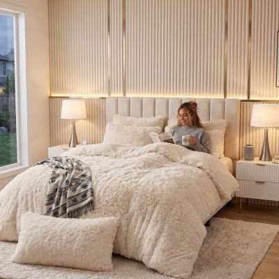 Parure de lit 200x200 confortable 