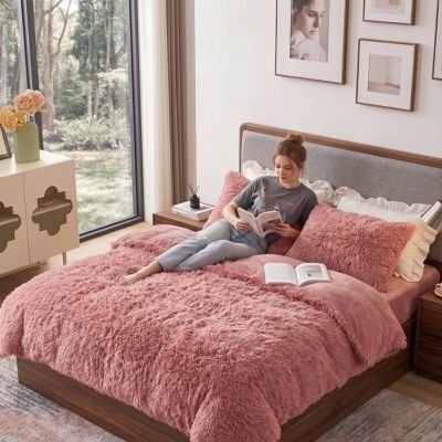 Parure de lit 200x200 cosy grand douceur