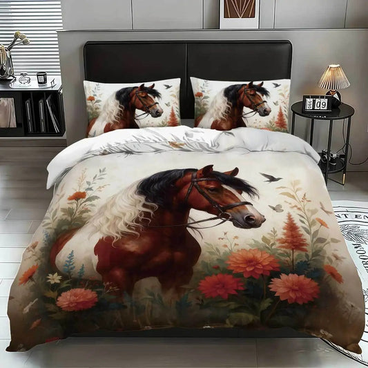 parure-de-lit-cheval-3D-jolie